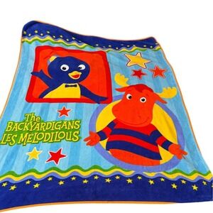 The Backyardigans Fleece Throw Blanket Pablo Tyrone Nickelodeon Blue Vintage '07
